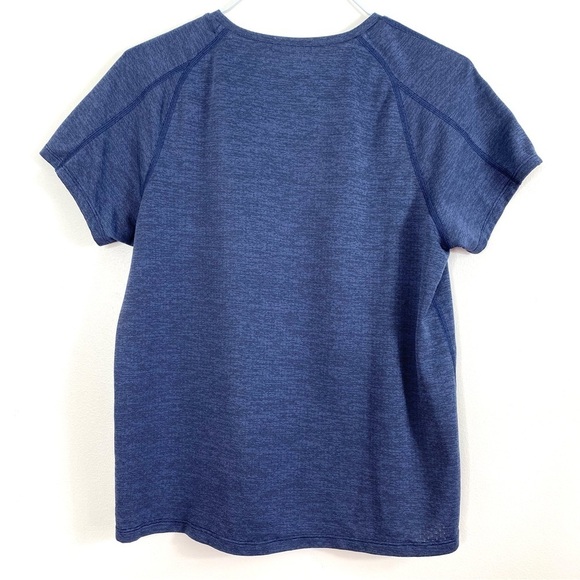 OUTDOOR Voices All Day Short Sleeve Crew Neck Workout T-Shirt in Blue Size S - Picture 3 of 8